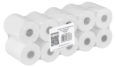 Image de Fournitures de bureau : Rouleaux de caisse / Rouleaux thermiques - 10 rouleaux - 56 mm x 30 m - Blanc/Thermique
