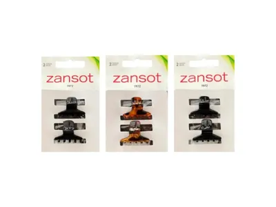 Productafbeelding van Zansot sponzen voor het haar, Classic, klein, 2,5 cm, 3 stuks: glanzend + mat + schildpadprint