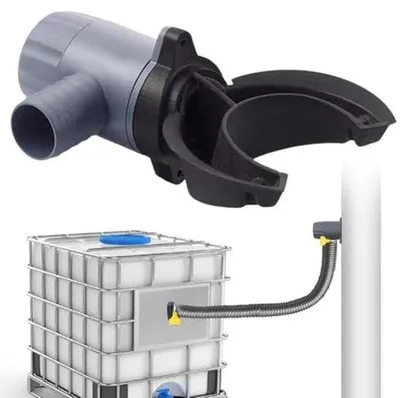 Productafbeelding van Regenwaterverzamelaar voor Regentonnen - Compatibel met Valbuizen 70-110 mm