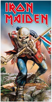 Produktbild von KKL Iron Maiden Handtuch Trooper 150 x 75 cm KKLBTIM02