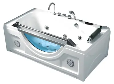 Produktbild von Designwanne Badewanne Acrylwanne Whirlpool Komfortwanne Massagewanne 170x92 cm