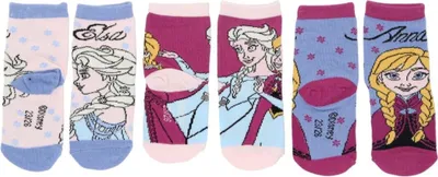 Immagine prodotto di Calze Frozen 3-pack - calze e calzini per bambini con Elsa e Anna 31/34