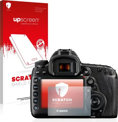 Produktbild von upscreen Schutzfolie für Canon EOS 5D Mark IV Displayschutz Displayschutzfolie Folie Klar Transparent