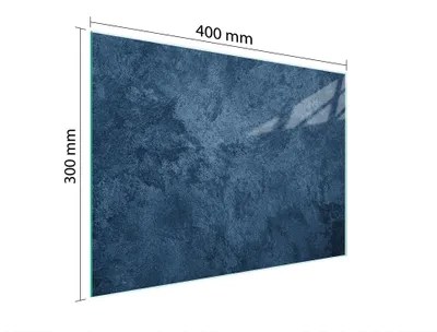 Produktbild von Schneidebrett Herdabdeckplatte Multiglasschneidplatte 40x30 cm Schiefer Blau