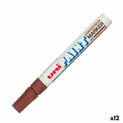 Produktbild von Uni-Ball PX-20, Braun, Braun, Weiß, Medium, Bullet