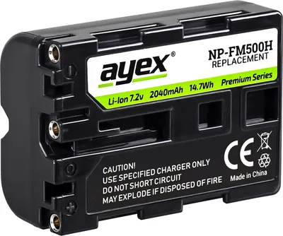 Produktbild von NP-FM500H Qualitativer Premium Akku für Sony 2040mAh