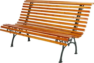 Produktbild von XXL Gartenbank Parkbank Massivholz Metall pulverbeschichtet Natur