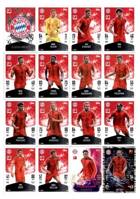Obrázek produktu pro Topps Match Attax Bundesliga – 2024/25 – Balíček týmu – FC Bayern Mnichov