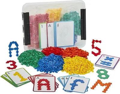 Image de Plus-Plus Jouet éducatif Chiffres et lettres multicolores
