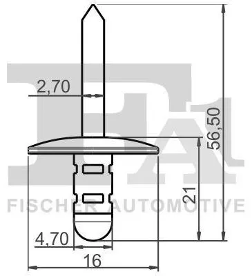 Obrázek produktu pro FA1 Sortiment Slepých nýtů 33-20011.5 4,7 mm 21 mm