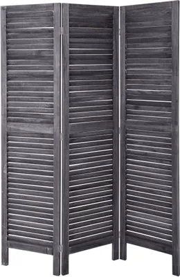 Obrázek produktu pro Atmosféra créateur d'intérieur paravent døevo tmavì šedá 170 cm x 120 cm x 2 cm
