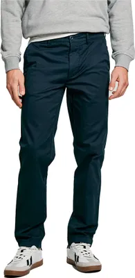 Image de Pantalon chino slim en popeline Pepe Jeans, bleu, taille 30, homme, bleu, taille 30