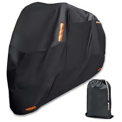 Produktbild von E-Bike-Abdeckung - Motorradabdeckung - 200 cm x 100 cm - UV-beständig - Wasserdicht - Sonnenschutz - Für Mountainbikes, Rennräder und E-Bikes