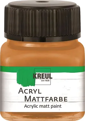 Image de Peinture acrylique mate KREUL, 20 ml, ocre