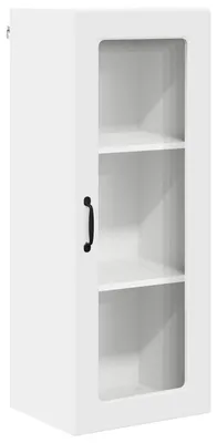 Produktbild von vidaXL Wandglas-Schrank PORTO Weiß 40 x 31 x 100 cm Holzwerkstoff