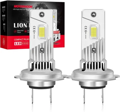 Image de Ampoules de phare H7, lumière blanche xénon, 5500 K, lot de 2, pour feux de croisement