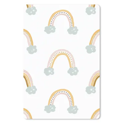 Produktbild von MuchoWow® Mauspad Mousepad Design - Regenbogen - Pastell 40x60 cm - Mousepads - Maus Mat - Pad - Mausunterlage - Schreibtisch Accesoire