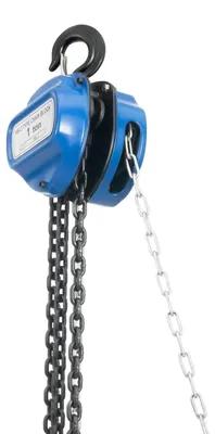 Immagine prodotto di Paranco a catena manuale - Paranco a catena - Capacità di carico 1000 kg - Altezza di sollevamento 4 m - Catena in acciaio - Azionamento manuale