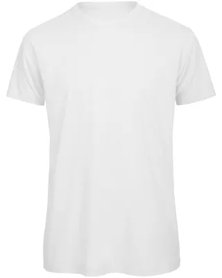 Produktbild von B&C Herren T-Shirt, Baumwolle FK127 (M) (Weiß)