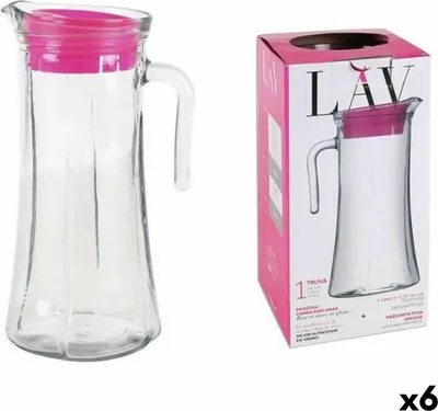 Obrázek produktu pro Karafa z čirého skla lav-tru140 pk0001rp (6 kusů) (1400 ml)