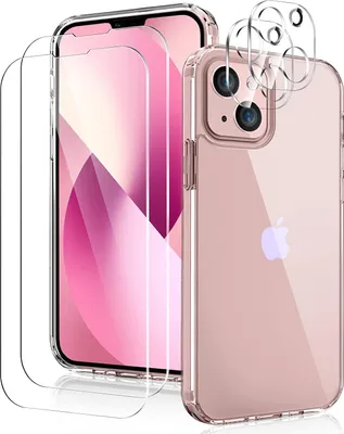 Immagine prodotto di Custodia In Silicone Per Apple Iphone 13 + 2 Vetri Temperati E 2 Vetri Per Fotocamera