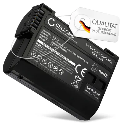 Produktbild von CELLONIC, Kamera-Akku kompatibel mit Nikon D850, D750, D7500 (2000mAh) 1x
