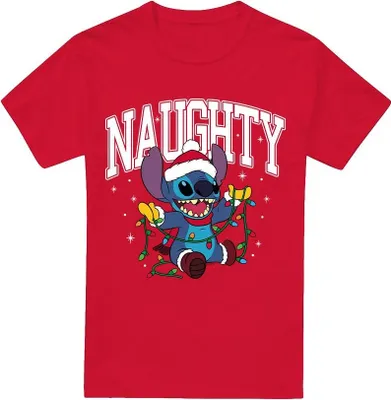 Obrázok produktu pre Lilo & Stitch - Tričko "Naughty Stitch" pre mužov TV3495 (XL) (Červená)