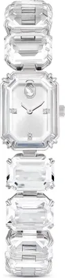 Produktbild von Swarovski Uhr, Armband im Oktagon-Schliff, Weiß, Edelstahl MILLENIA:MB CRY//STS 5621173