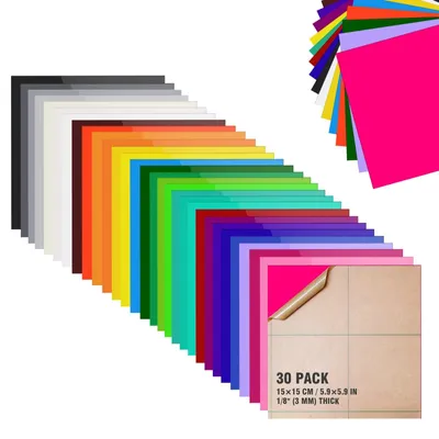 Zdjęcie produktu dla Solidchoice - Płyty akrylowe do projektów DIY, 10 sztuk, 30x30 cm