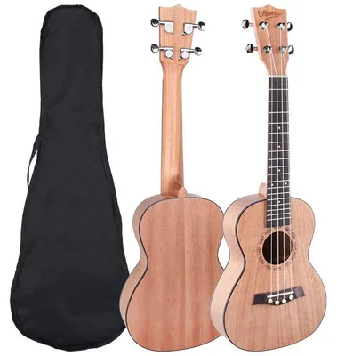 Immagine prodotto di Ukulele acustico V-TONE UK23 in legno, modello concerto, 23" + custodia