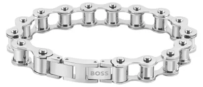 Produktbild von BOSS Fahrradkettenarmband, Grau One Size