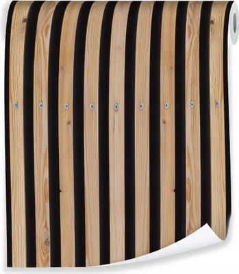 Obrázek produktu pro Netkaná tapeta v roli vzhled dřeva dřevo hnědá prkna netkaná tapeta - 10m x 50cm včetně pasty - obývací pokoj ložnice předsíň XXL tapety motivy nalepit na zeď tapety na zeď