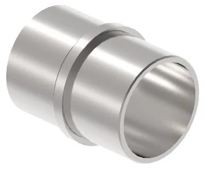 Produktbild von Verbindungsstück Rohrverbinder Verbindungsmuffe für Ø 42,4 Rundrohr, Edelstahl V2A Rohr Steckverbindung Fitting Verbinder Edelstahlrohr Balkongeländer Handlauf Treppe Geländer AISI 304