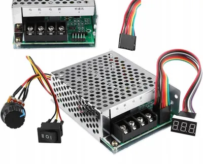 PWM-Regler für DC-Motoren, 10-50 V, 40 A, 2000 W, Display