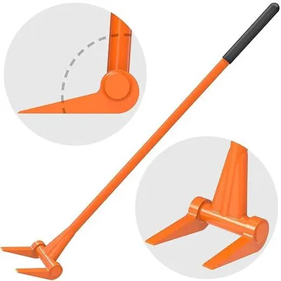 Produktbild von 110-Grad-Paletten-Buster, 121,9 cm Ganzstahlgriff, Deckbrett-Entfernungswerkzeug, langlebiger Palettenbrecher, multifunktionale Palettenhebelstange