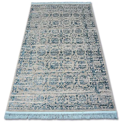 Obrázok produktu pre Koberec AKRYL MANYAS 193AA, strapce, sivý, modrý modrý 80x150 cm