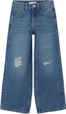 Produktbild von Name It Rose Wide Fit Jeans Blau 12 Years Mädchen Blau 12 Years