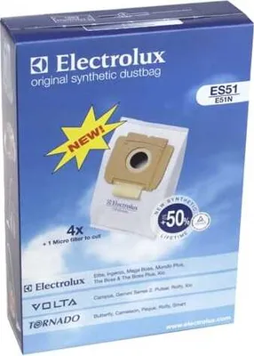 Obrázek produktu pro ELECTROLUX - SÁČKY DO VYSAVAČE ES51-SYNTH.   4 kusy + 1 MIKROFILTR - 9002565449