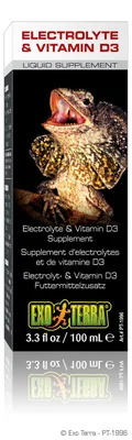 Imagen del producto de Exo Terra, suplemento de electrolitos y vitamina D3, 100 ml