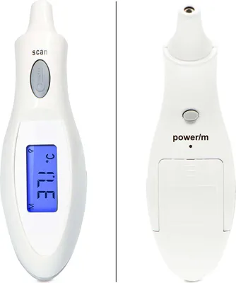 Produktbild von Alecto BC-27 - Infrarot-Ohrthermometer, weiß
