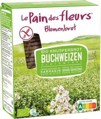 Produktbild von GLUTENFREIES -BUCHWEIZEN-PROTEIN-KNUSPERBROT 150 g – LE PAIN DES FLEURS