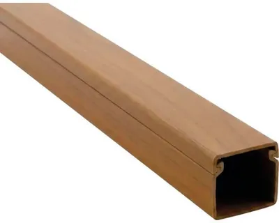 Image de Barre de câble Malpro 18x18 mm 2 m, bois foncé