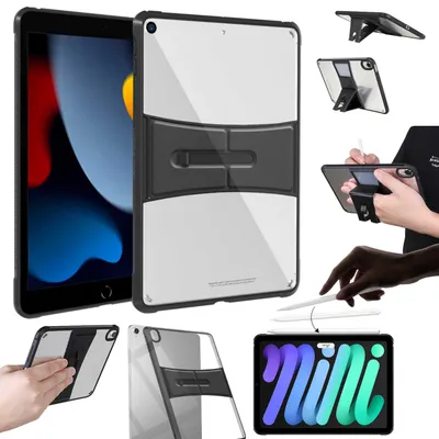 Image de Étui hybride antichoc pour Apple iPad 10,2 pouces (2019, 2020, 2021) - Noir