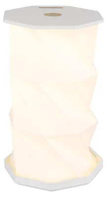 Immagine prodotto di Lampada da tavolo a LED, touch dimmer, CCT, pieghevole, batteria ricaricabile, H 21 cm