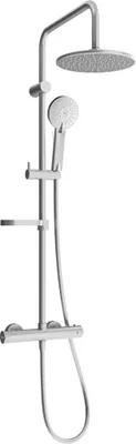 Image de Mexen KX40 set de douche apparent avec pommeau de douche et robinet thermostatique, graphite - 771504091-66