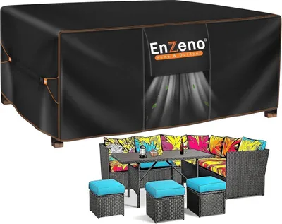 Immagine prodotto di Copertura per mobili da giardino Enzeno 242x182x100cm Tessuto impermeabile 420D Oxford