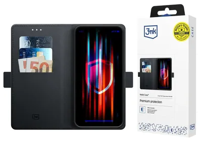 Obrázok produktu pre Kryt s peňaženkou 3MK pre Samsung Galaxy S26+ v čiernej farbe