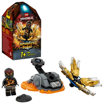 Produktbild von LEGO 70685 NINJAGO Coles Spinjitzu-Kreisel und Cole-Minifigur Set