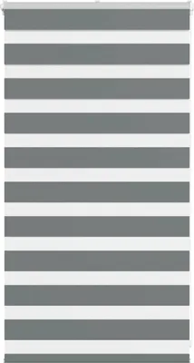 Produktbild von "2026 Promotion" Doppelrollo - Außenrollo - Dunkelgrau 90x100 cm Stoffbreite 85,9 cm Polyester - Rollos CC24290