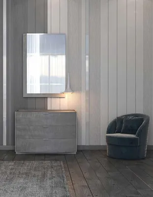 Immagine prodotto di Kommode mit Spiegel Anrichte Sideboards Holz Schrank Möbel Kommoden Grau